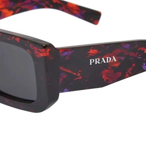 New  - Prada PR 06YSF 06V5S0 Rectangle Sunglasses - Picture 11 of 14
